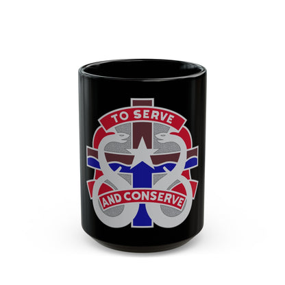 18 Field Hospital (U.S. Army) Black Coffee Mug-15oz-The Sticker Space