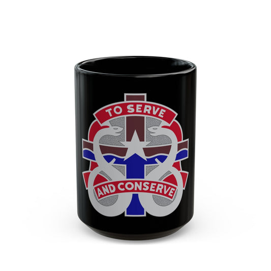 18 Field Hospital (U.S. Army) Black Coffee Mug-15oz-The Sticker Space