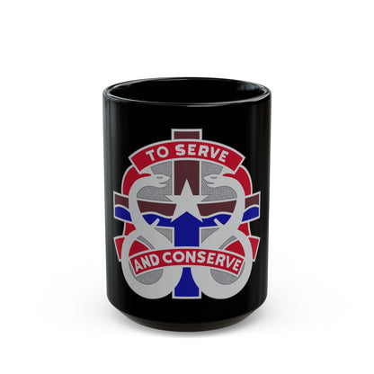 18 Field Hospital (U.S. Army) Black Coffee Mug-15oz-The Sticker Space