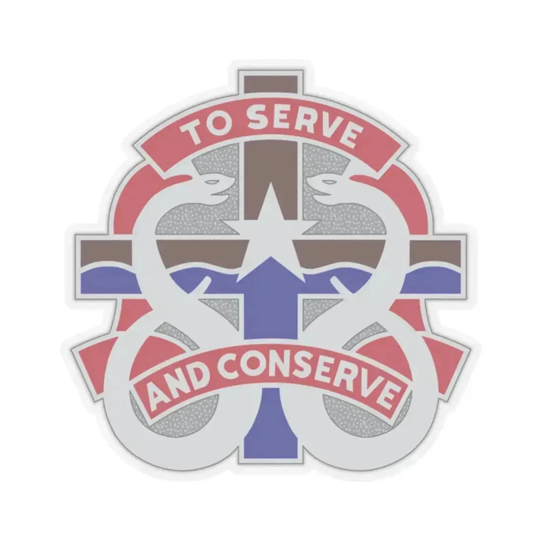 18 Field Hospital (U.S. Army) STICKER Vinyl Kiss-Cut Decal 2 Inch Transparent - The Sticker Space