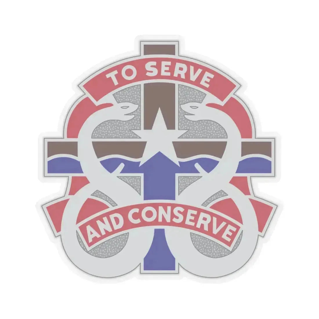 18 Field Hospital (U.S. Army) STICKER Vinyl Kiss-Cut Decal 3 Inch Transparent - The Sticker Space