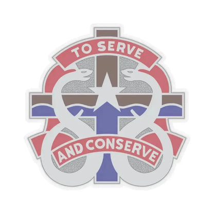 18 Field Hospital (U.S. Army) STICKER Vinyl Kiss-Cut Decal 3 Inch Transparent - The Sticker Space