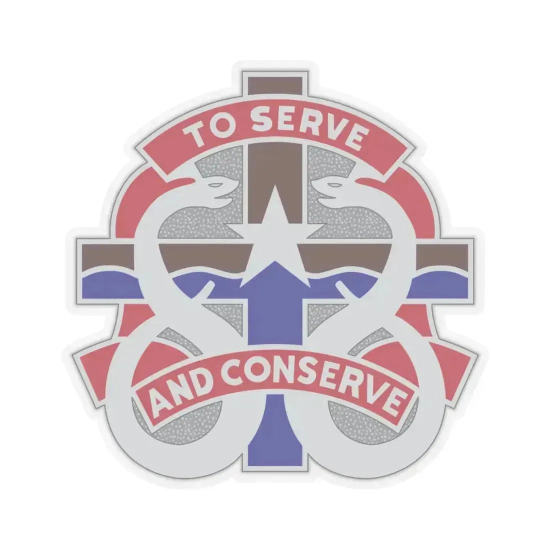 18 Field Hospital (U.S. Army) STICKER Vinyl Kiss-Cut Decal 4 Inch Transparent - The Sticker Space