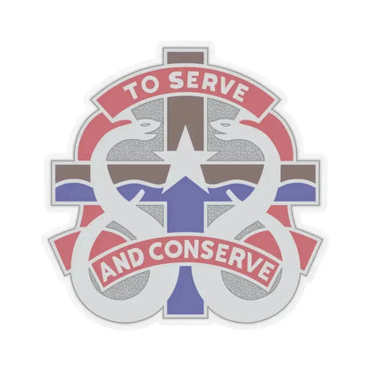 18 Field Hospital (U.S. Army) STICKER Vinyl Kiss-Cut Decal 6 Inch Transparent - The Sticker Space