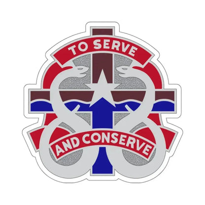 18 Field Hospital (U.S. Army) STICKER Vinyl Kiss-Cut Decal 6 Inch White - The Sticker Space