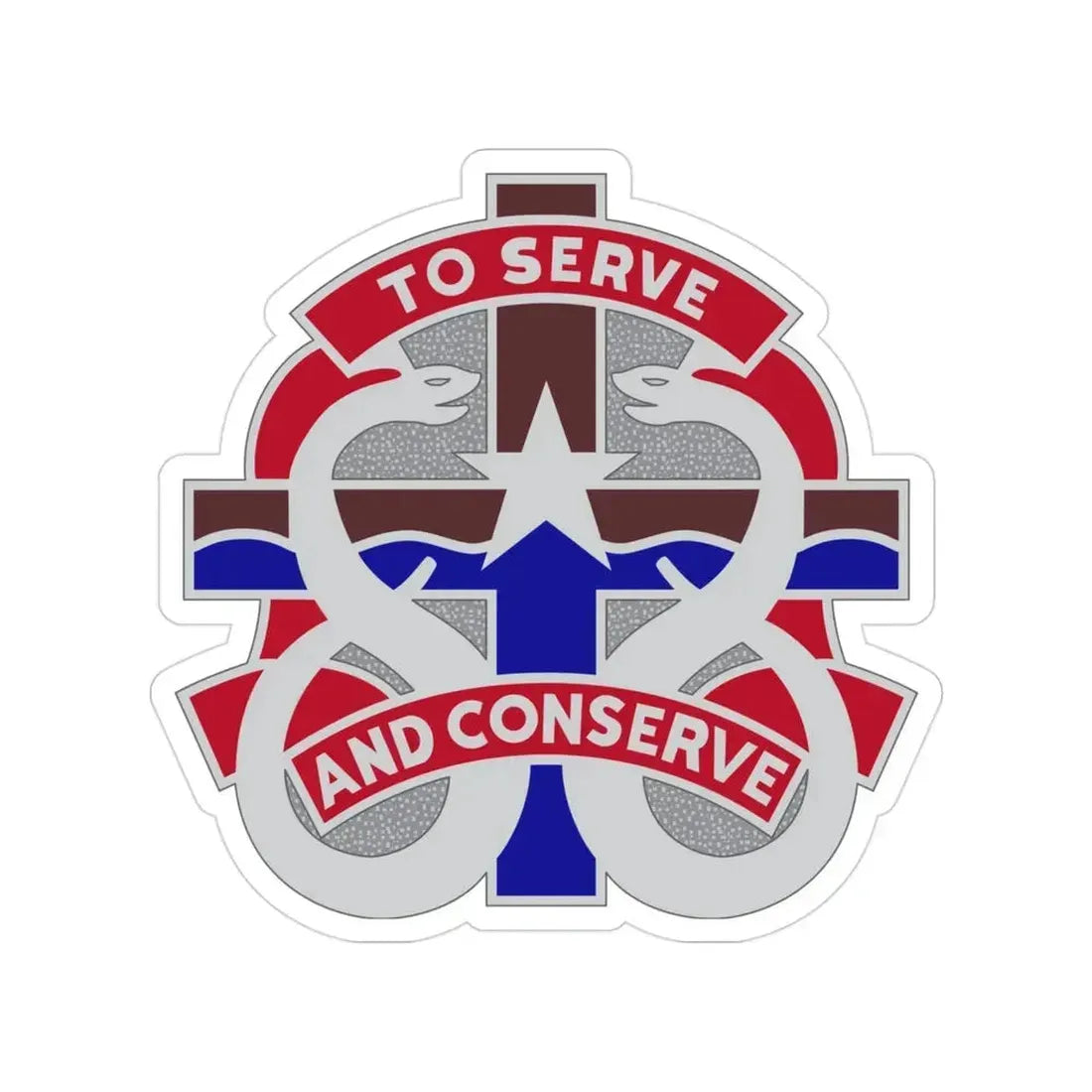 18 Field Hospital (U.S. Army) Transparent STICKER Die-Cut Vinyl Decal 3 Inch - The Sticker Space