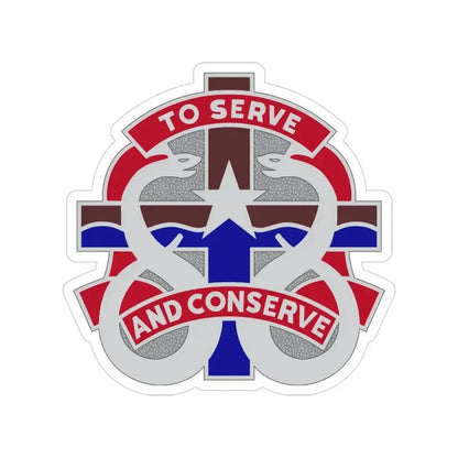 18 Field Hospital (U.S. Army) Transparent STICKER Die-Cut Vinyl Decal 3 Inch - The Sticker Space