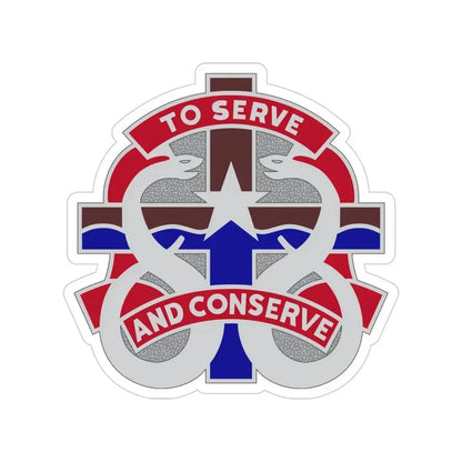 18 Field Hospital (U.S. Army) Transparent STICKER Die-Cut Vinyl Decal 5 Inch - The Sticker Space