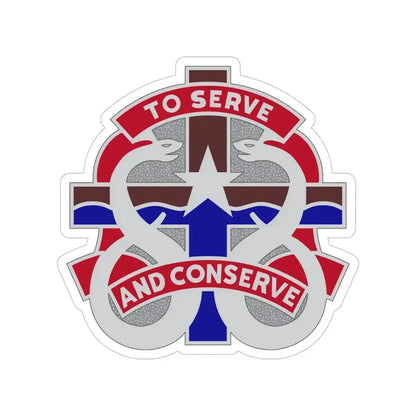 18 Field Hospital (U.S. Army) Transparent STICKER Die-Cut Vinyl Decal 6 Inch - The Sticker Space