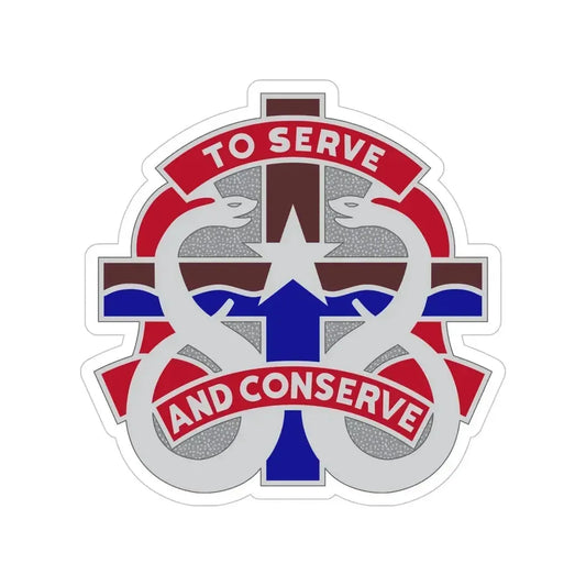 18 Field Hospital (U.S. Army) Transparent STICKER Die-Cut Vinyl Decal 6 Inch - The Sticker Space