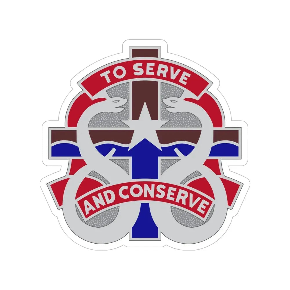 18 Field Hospital (U.S. Army) Transparent STICKER Die-Cut Vinyl Decal - The Sticker Space