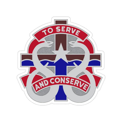 18 Field Hospital (U.S. Army) Transparent STICKER Die-Cut Vinyl Decal - The Sticker Space