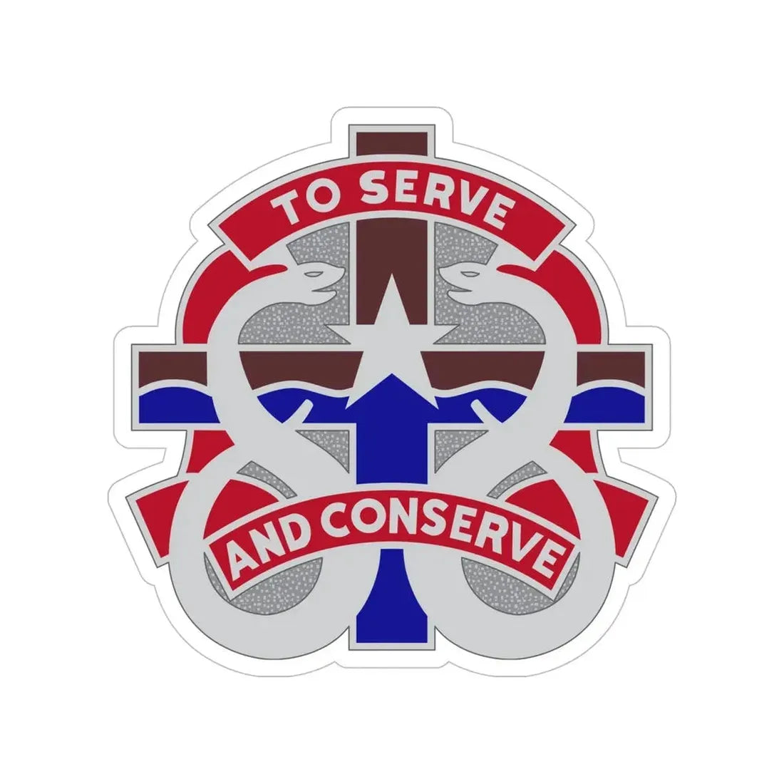 18 Field Hospital (U.S. Army) Transparent STICKER Die-Cut Vinyl Decal - The Sticker Space