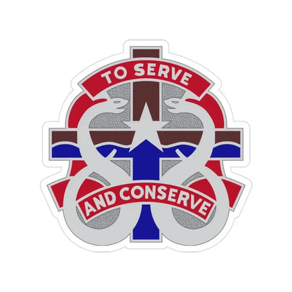 18 Field Hospital (U.S. Army) Transparent STICKER Die-Cut Vinyl Decal - The Sticker Space