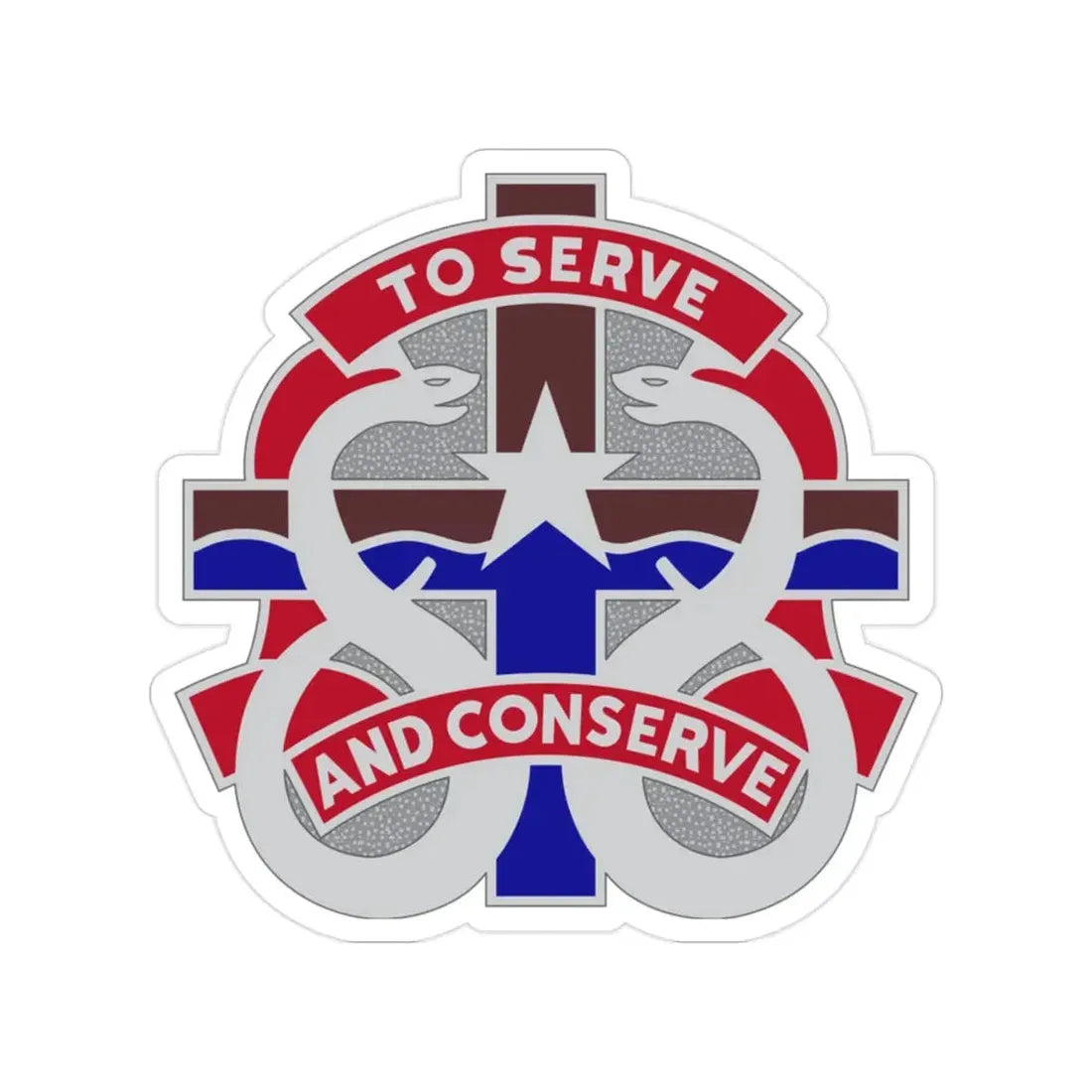 18 Field Hospital (U.S. Army) Transparent STICKER Die-Cut Vinyl Decal - The Sticker Space