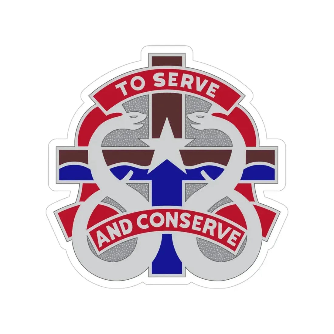 18 Field Hospital (U.S. Army) Transparent STICKER Die-Cut Vinyl Decal - The Sticker Space