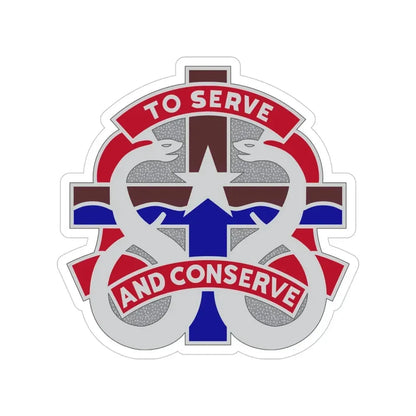 18 Field Hospital (U.S. Army) Transparent STICKER Die-Cut Vinyl Decal - The Sticker Space