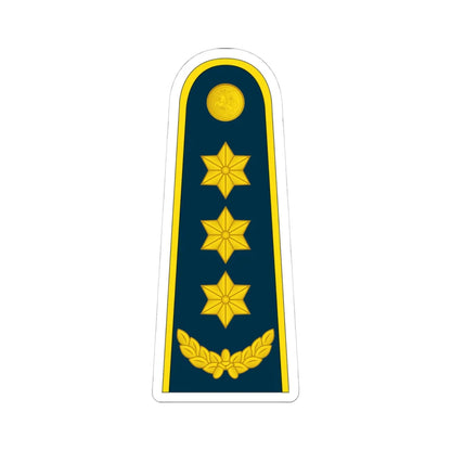 18 Lithuania Air Force COL (Lithuania) (Military Rank) STICKER Vinyl Kiss-Cut Decal 4 Inch White - The Sticker Space