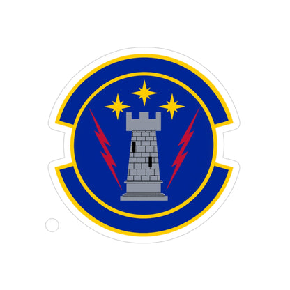 18 Maintenance Operations Squadron PACAF (U.S. Air Force) REVERSE PRINT Transparent STICKER-3" × 3"-The Sticker Space