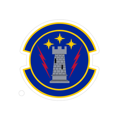 18 Maintenance Operations Squadron PACAF (U.S. Air Force) REVERSE PRINT Transparent STICKER-3" × 3"-The Sticker Space