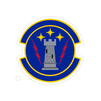 18 Maintenance Operations Squadron PACAF (U.S. Air Force) REVERSE PRINT Transparent STICKER-4" × 4"-The Sticker Space