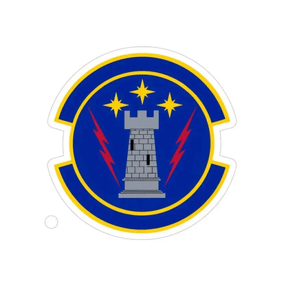 18 Maintenance Operations Squadron PACAF (U.S. Air Force) REVERSE PRINT Transparent Die-Cut STICKER 5 Inch Die-Cut Transparent - The Sticker Space