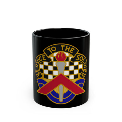 18 Personnel Services Battalion (U.S. Army) Black Coffee Mug-11oz-The Sticker Space