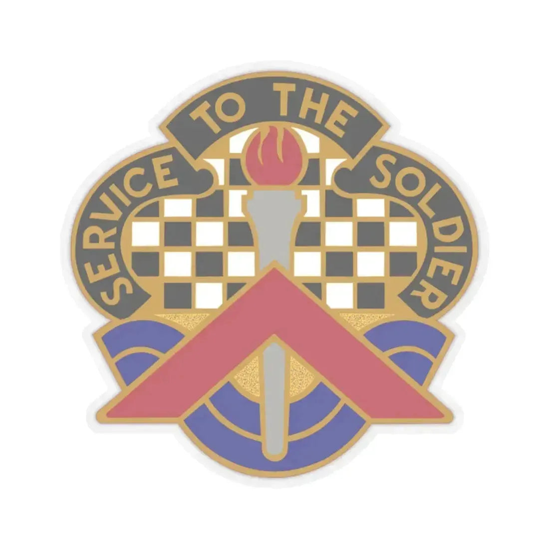 18 Personnel Services Battalion (U.S. Army) STICKER Vinyl Kiss-Cut Decal 2 Inch Transparent - The Sticker Space