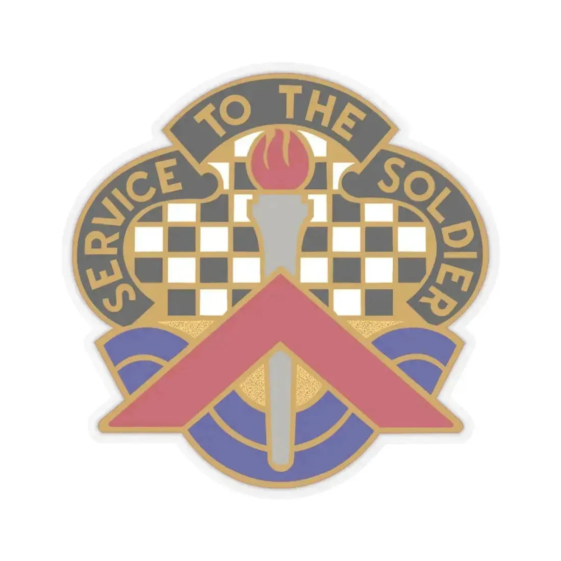 18 Personnel Services Battalion (U.S. Army) STICKER Vinyl Kiss-Cut Decal 3 Inch Transparent - The Sticker Space