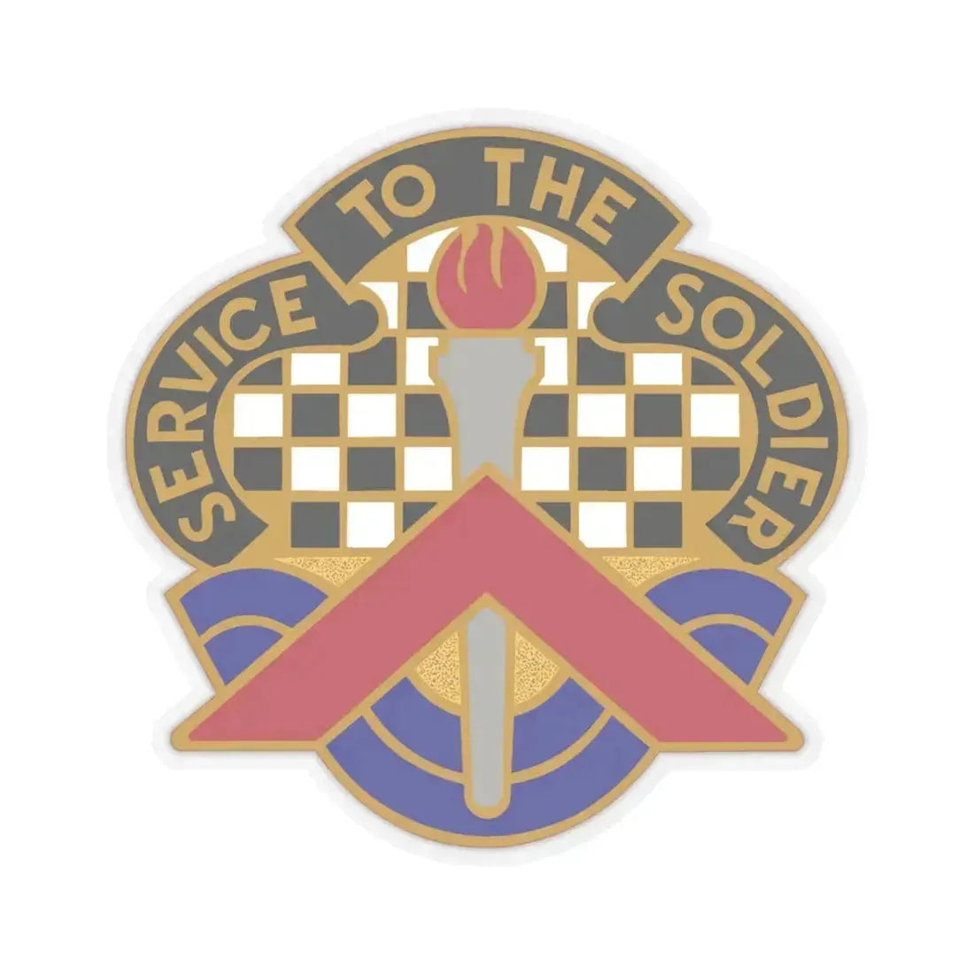 18 Personnel Services Battalion (U.S. Army) STICKER Vinyl Kiss-Cut Decal 6 Inch Transparent - The Sticker Space