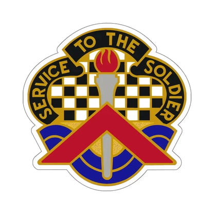 18 Personnel Services Battalion (U.S. Army) STICKER Vinyl Kiss-Cut Decal 6 Inch White - The Sticker Space