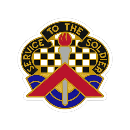 18 Personnel Services Battalion (U.S. Army) Transparent STICKER Die-Cut Vinyl Decal 3 Inch - The Sticker Space