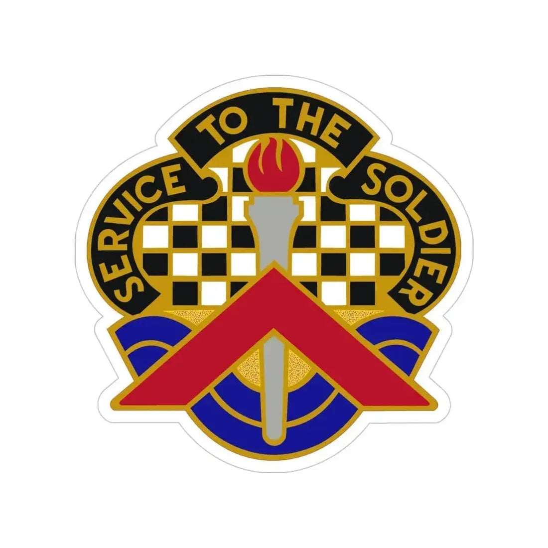 18 Personnel Services Battalion (U.S. Army) Transparent STICKER Die-Cut Vinyl Decal 4 Inch - The Sticker Space