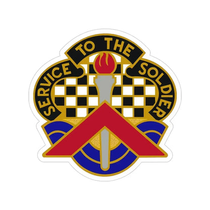 18 Personnel Services Battalion (U.S. Army) Transparent STICKER Die-Cut Vinyl Decal 5 Inch - The Sticker Space