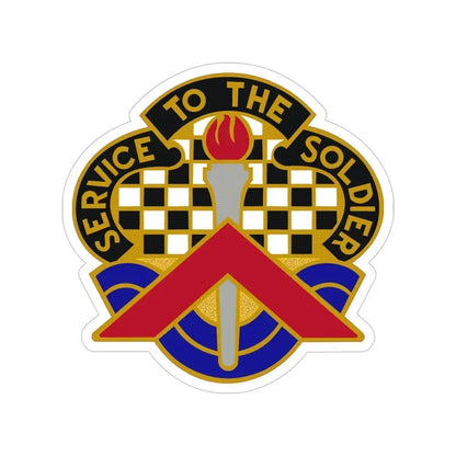 18 Personnel Services Battalion (U.S. Army) Transparent STICKER Die-Cut Vinyl Decal 6 Inch - The Sticker Space