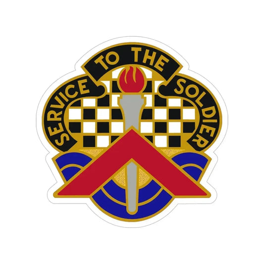 18 Personnel Services Battalion (U.S. Army) Transparent STICKER Die-Cut Vinyl Decal 6 Inch - The Sticker Space
