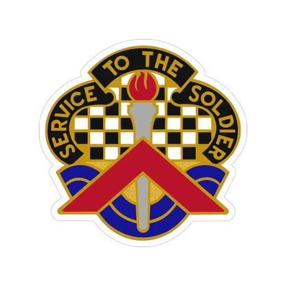 18 Personnel Services Battalion (U.S. Army) Transparent STICKER Die-Cut Vinyl Decal - The Sticker Space