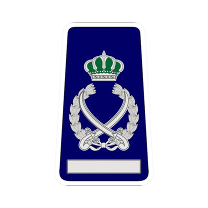 18. RJN FM (Jordan) (Military Rank) STICKER Vinyl Kiss-Cut Decal 2 Inch White - The Sticker Space