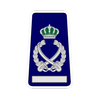 18. RJN FM (Jordan) (Military Rank) STICKER Vinyl Kiss-Cut Decal 3 Inch White - The Sticker Space
