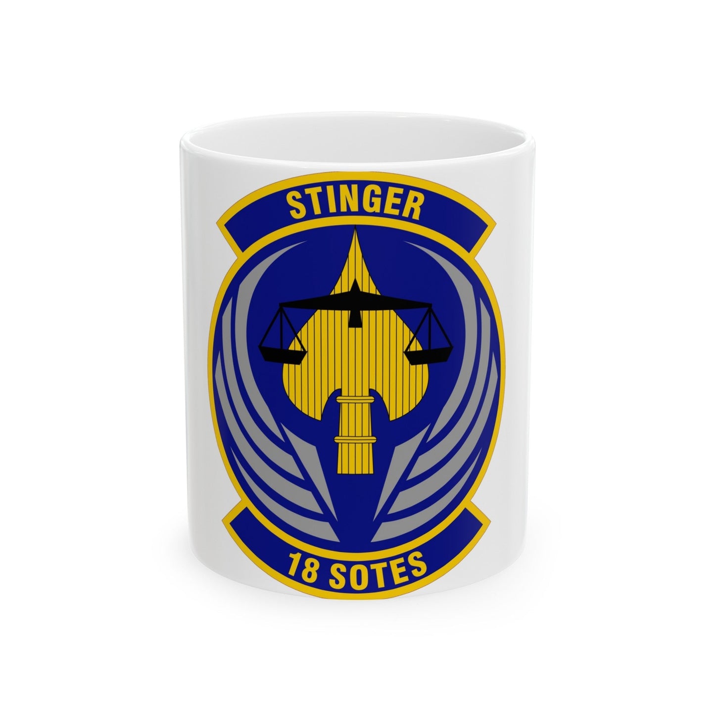 18 Special Operations Test and Evaluation Squadron AFSOC (U.S. Air Force) White Coffee Mug-11oz-The Sticker Space