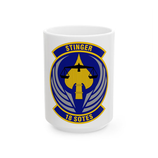 18 Special Operations Test and Evaluation Squadron AFSOC (U.S. Air Force) White Coffee Mug-15oz-The Sticker Space