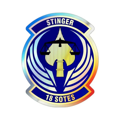 18 Special Operations Test and Evaluation Squadron AFSOC (U.S. Air Force) Holographic STICKER Die-Cut Vinyl Decal 2 Inch Holographic - The Sticker Space