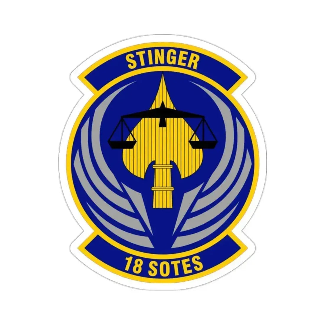 18 Special Operations Test and Evaluation Squadron AFSOC (U.S. Air Force) STICKER Vinyl Die-Cut Decal 2 Inch - The Sticker Space