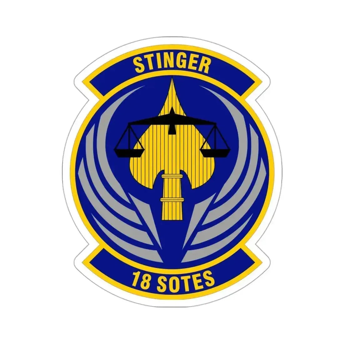 18 Special Operations Test and Evaluation Squadron AFSOC (U.S. Air Force) STICKER Vinyl Die-Cut Decal 3 Inch - The Sticker Space