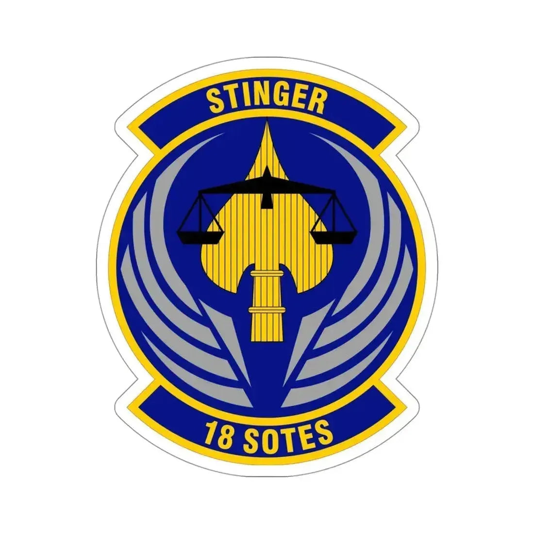 18 Special Operations Test and Evaluation Squadron AFSOC (U.S. Air Force) STICKER Vinyl Die-Cut Decal 4 Inch - The Sticker Space