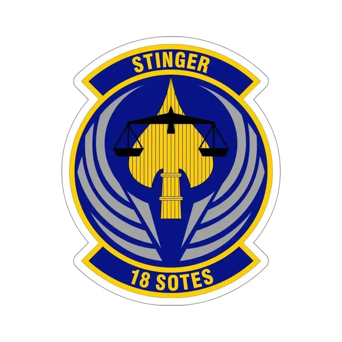 18 Special Operations Test and Evaluation Squadron AFSOC (U.S. Air Force) STICKER Vinyl Die-Cut Decal 5 Inch - The Sticker Space