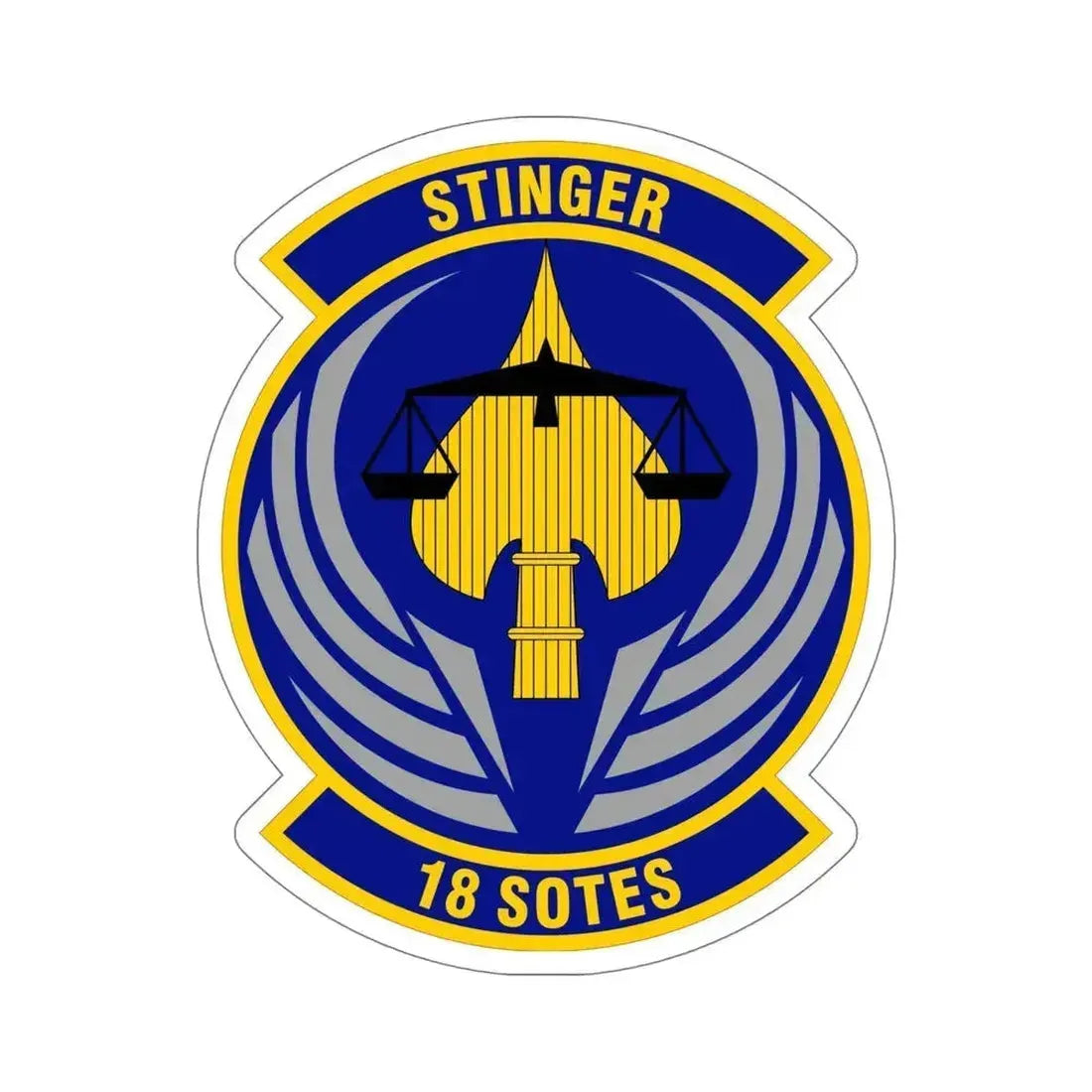 18 Special Operations Test and Evaluation Squadron AFSOC (U.S. Air Force) STICKER Vinyl Die-Cut Decal 6 Inch - The Sticker Space