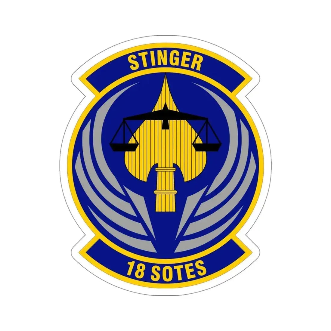 18 Special Operations Test and Evaluation Squadron AFSOC (U.S. Air Force) STICKER Vinyl Die-Cut Decal - The Sticker Space