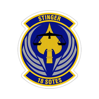 18 Special Operations Test and Evaluation Squadron AFSOC (U.S. Air Force) STICKER Vinyl Die-Cut Decal - The Sticker Space