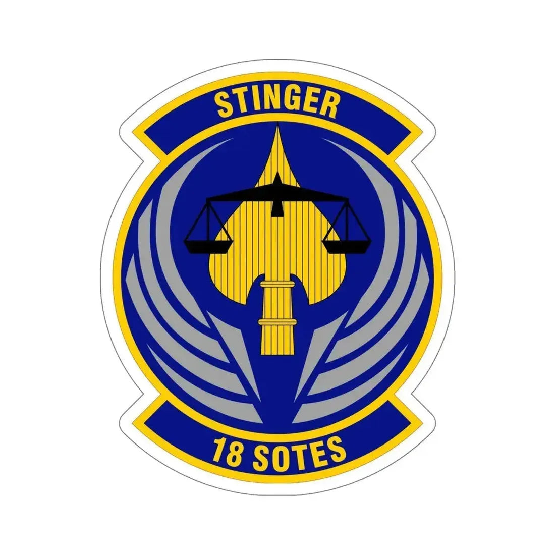 18 Special Operations Test and Evaluation Squadron AFSOC (U.S. Air Force) STICKER Vinyl Die-Cut Decal - The Sticker Space